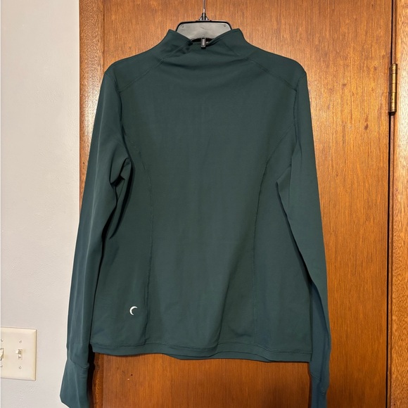 GREEN ZIP UP ZYIA ATHLETIC WEAR JACKET SIZE XXL GOOD CONDITION - Picture 6 of 6